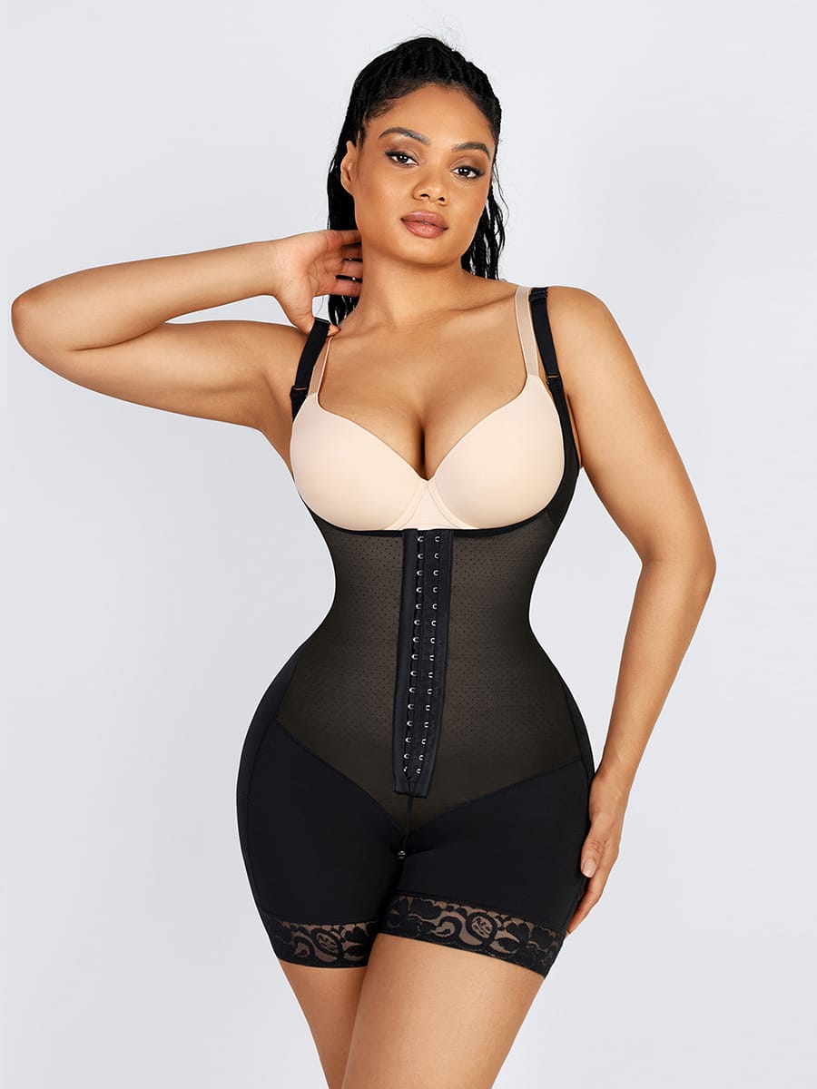 Women Faja Breathable Latex Open Bust Tummy Control Waist Trainer Body –  MJSNATCHED